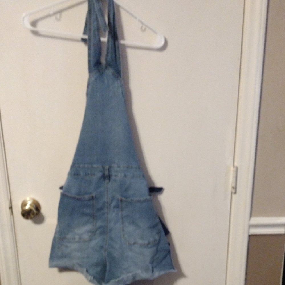 Blue Denim Overalls Apron